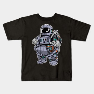 Fat Astronaut Robot Kids T-Shirt